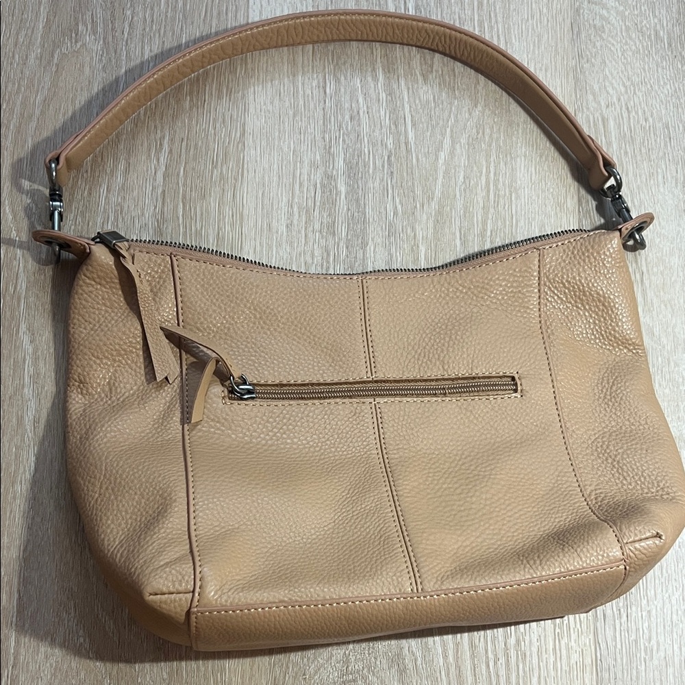 The Sak Tan Pebbled Leather Shoulder Bag - Picture 3 of 5